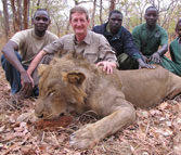 Kilimanjaro custom rifles lion safari hunting