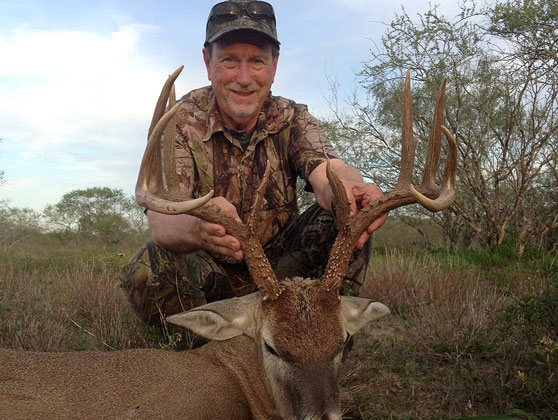 Buck taken in Texas King Ranch with Kilimanjaro Custom Rifle