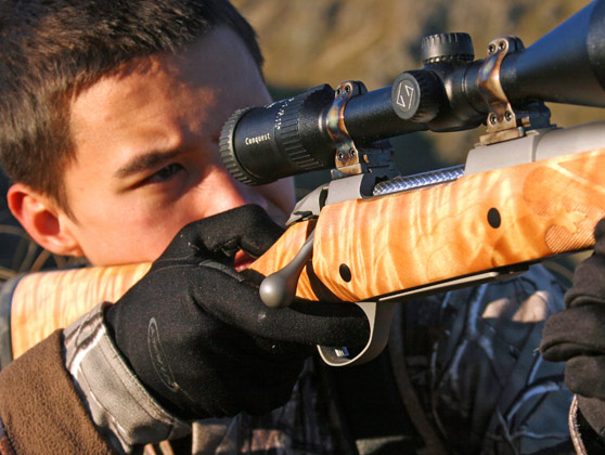 William Eike takes aim