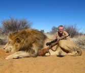 Kilimanjaro custom rifles sykes lion hunting